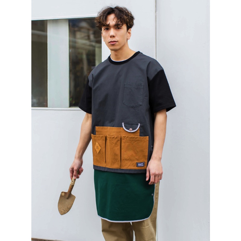 【くー。】 Ardbeg キャンバスエプロン& 2022Tシャツ キャンプ、DIY、車いじり、園芸などなど、趣味のTシャツはエプロン付き